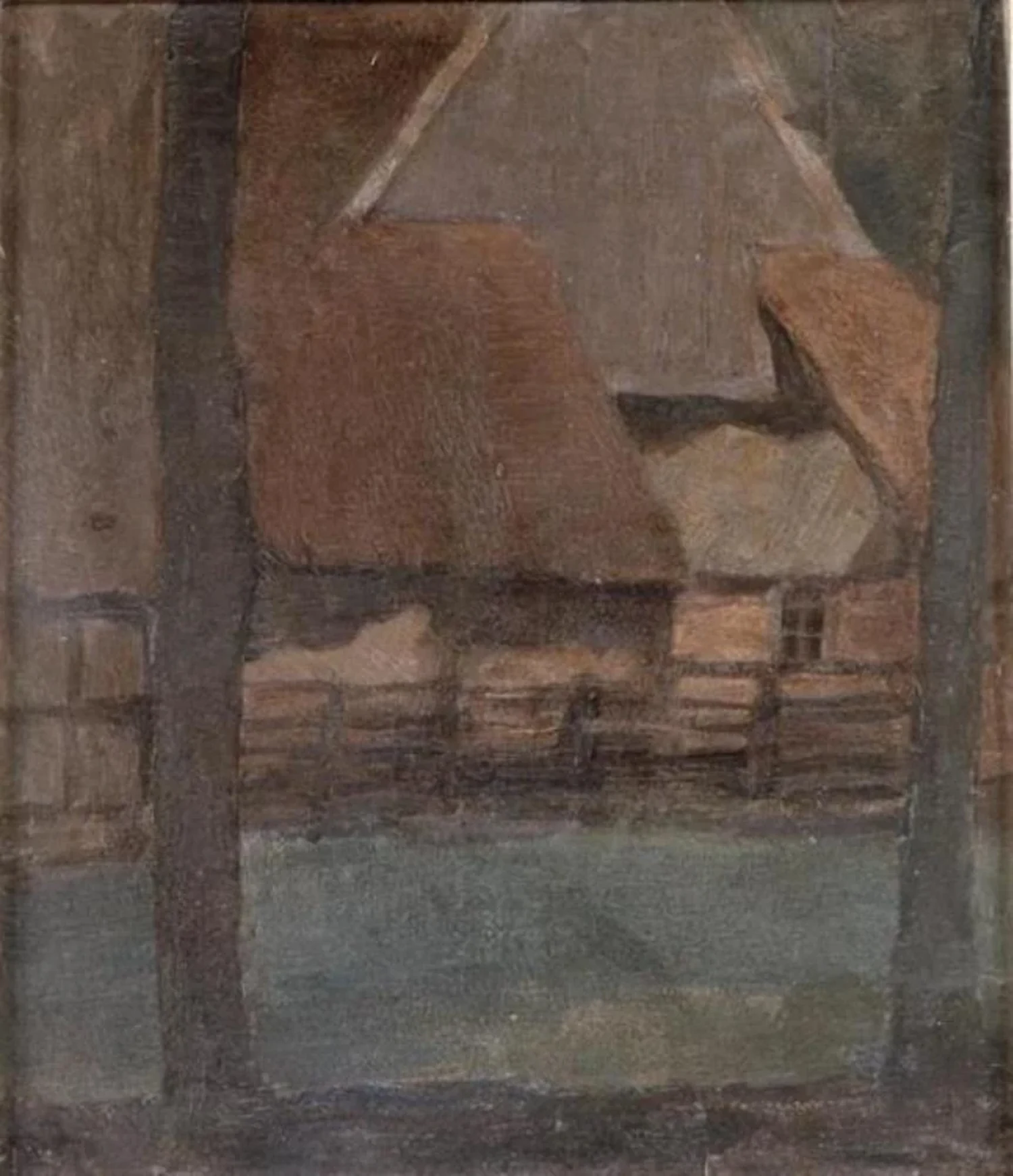 Pignon de ferme à Oehle, Piet Mondrian