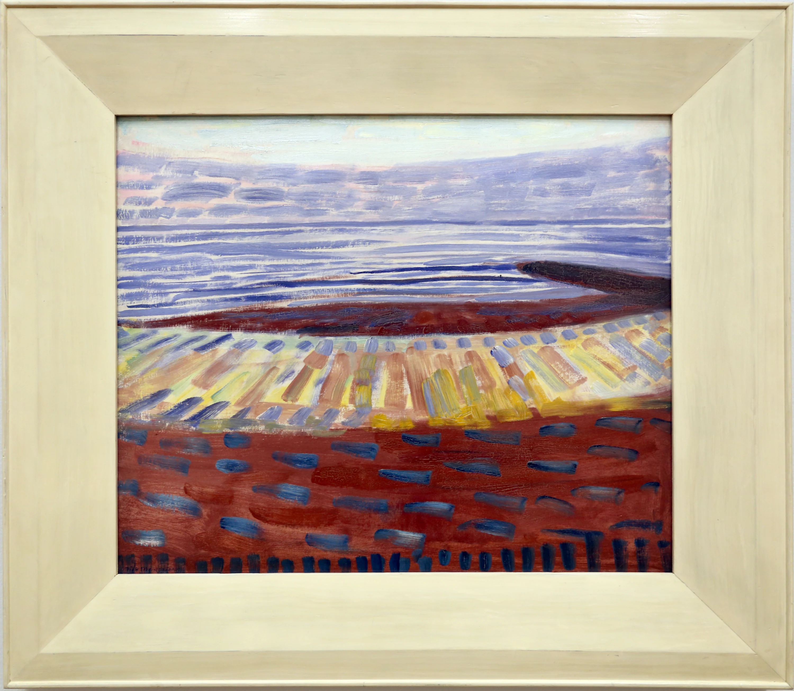 The sea after sunset, Piet Mondrian