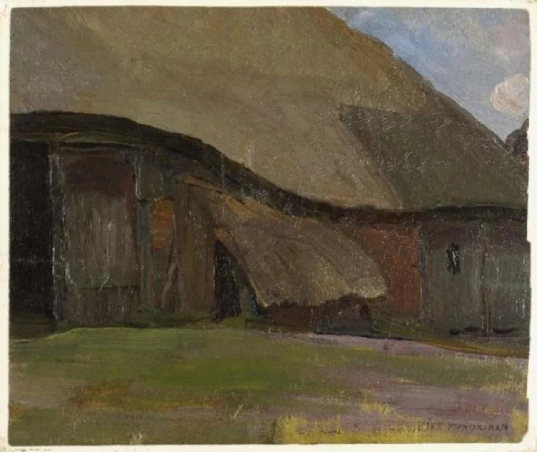 Truncated farm building in Brabant, Piet Mondrian