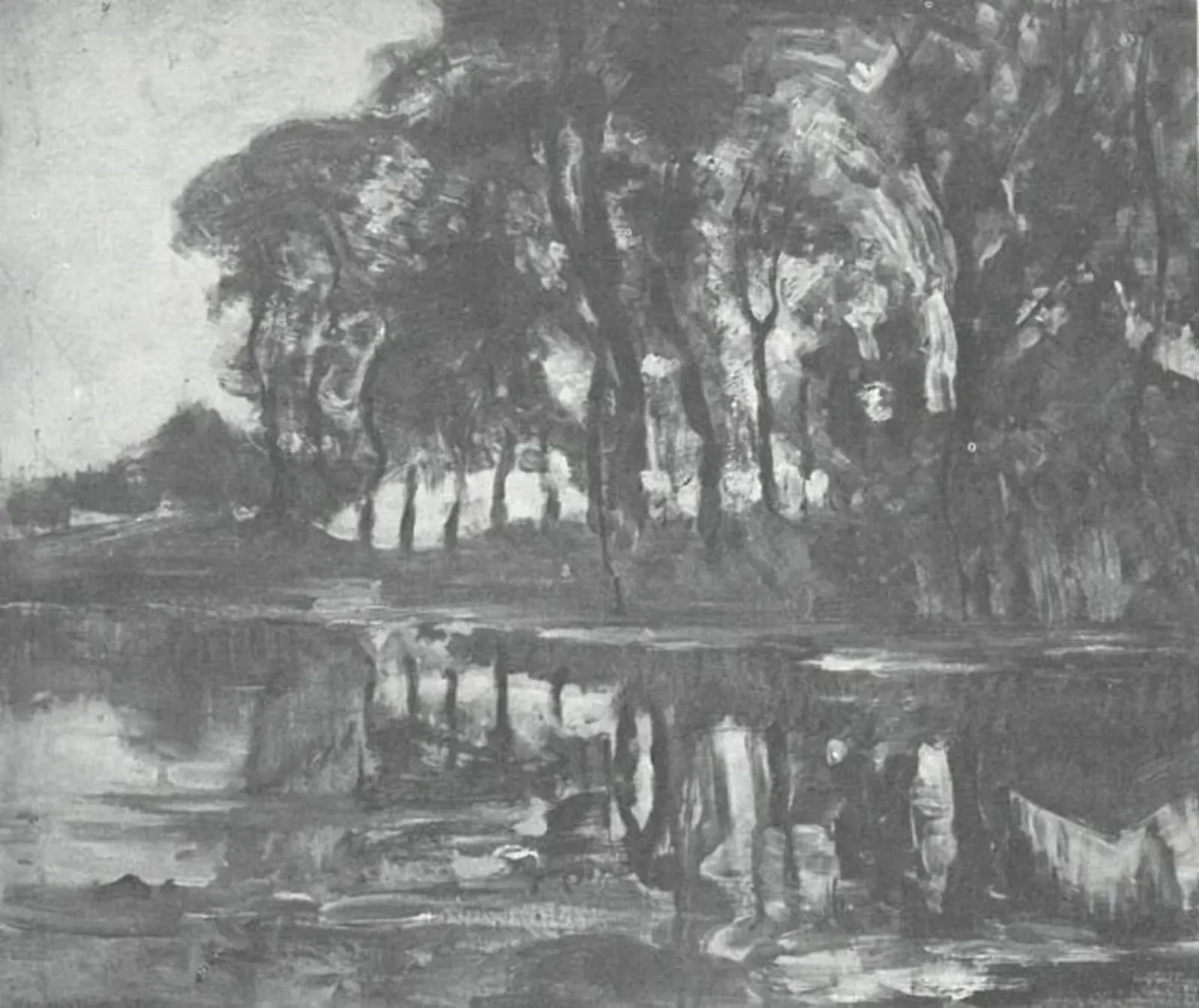 Bend in the Gein with poplars, Piet Mondrian
