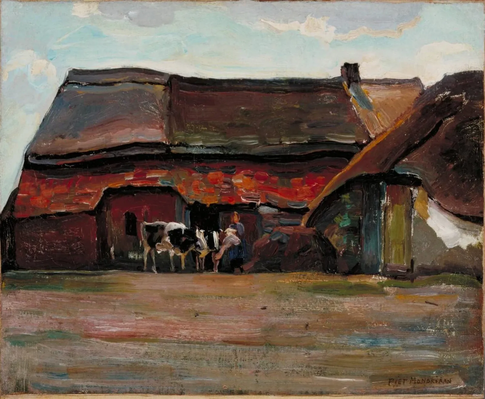 Brabants boerenerf, Piet Mondrian