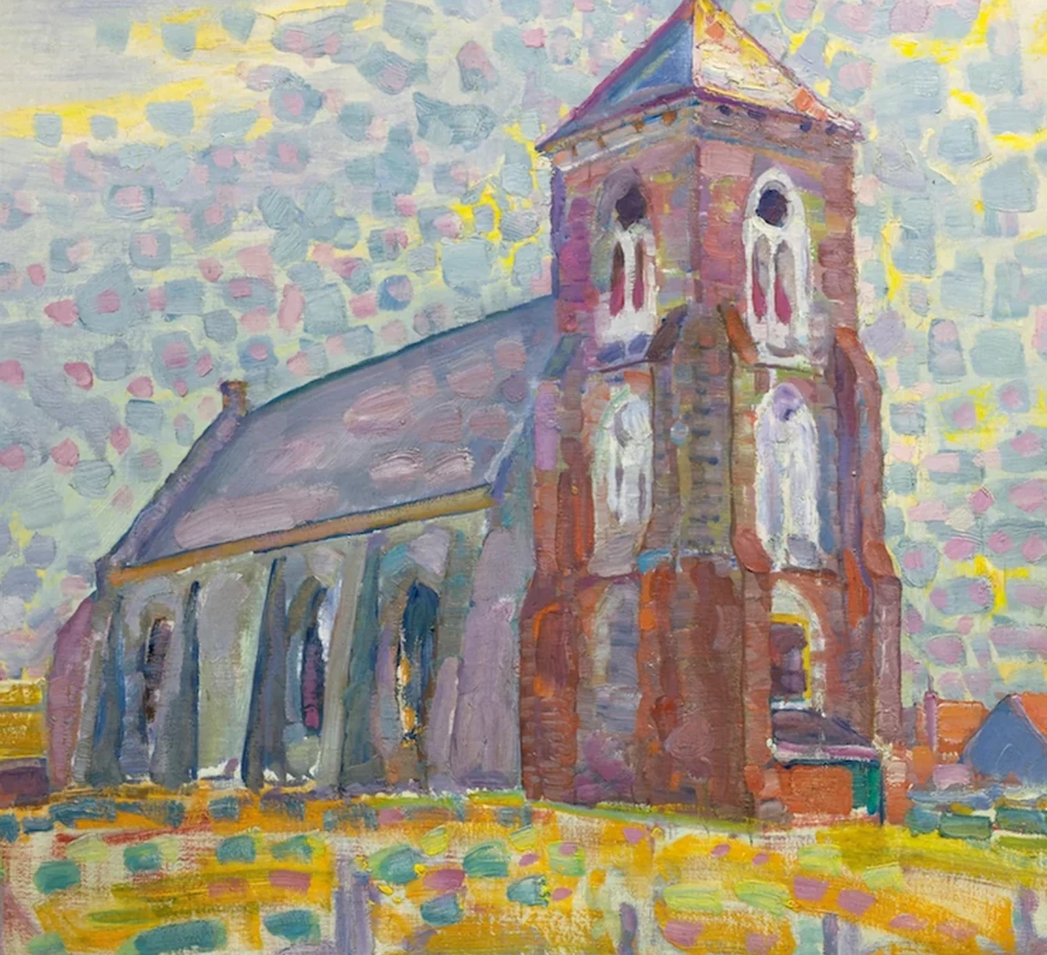 Church in Zoutelande, Piet Mondrian