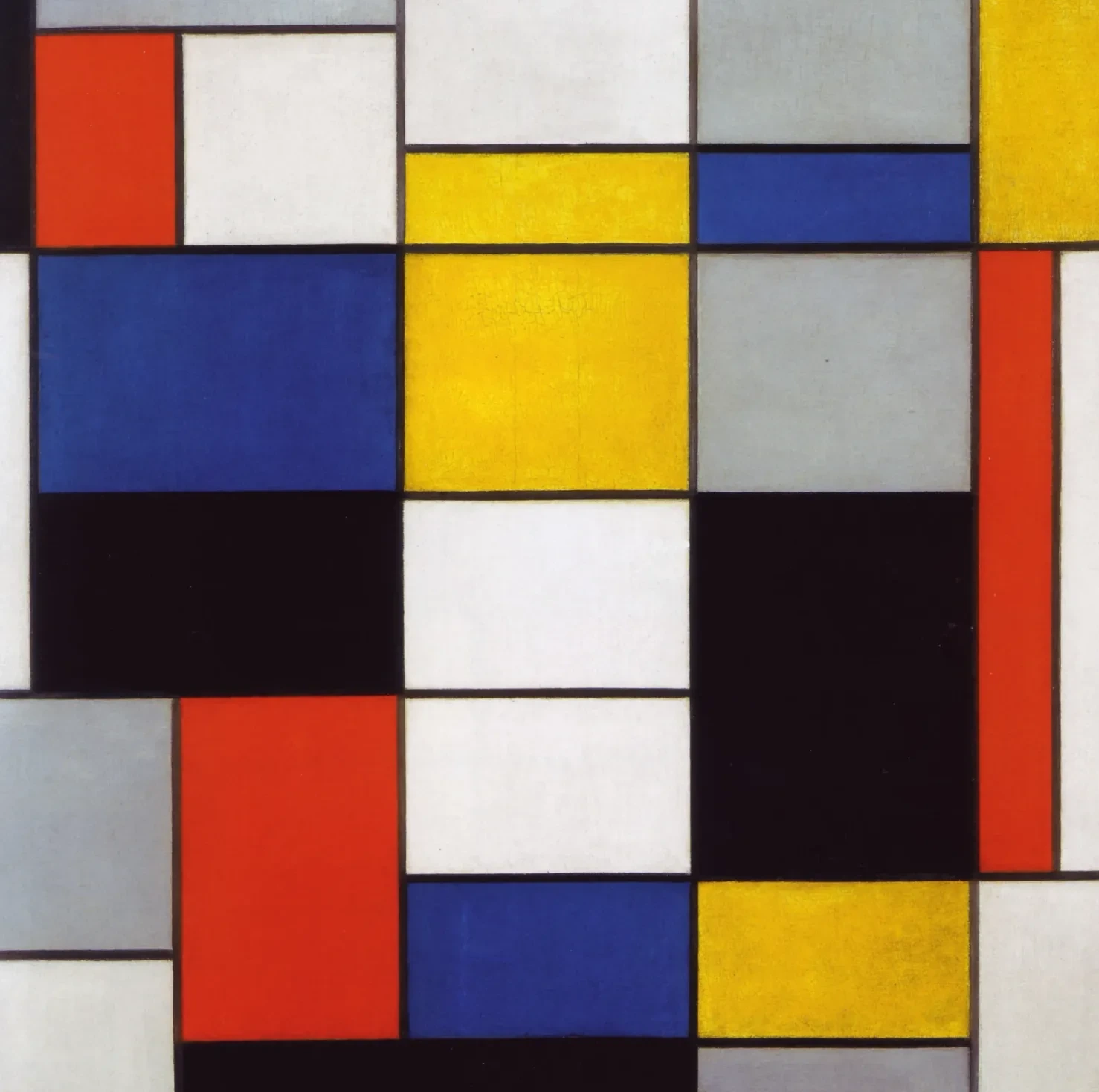 Composition A, Piet Mondrian