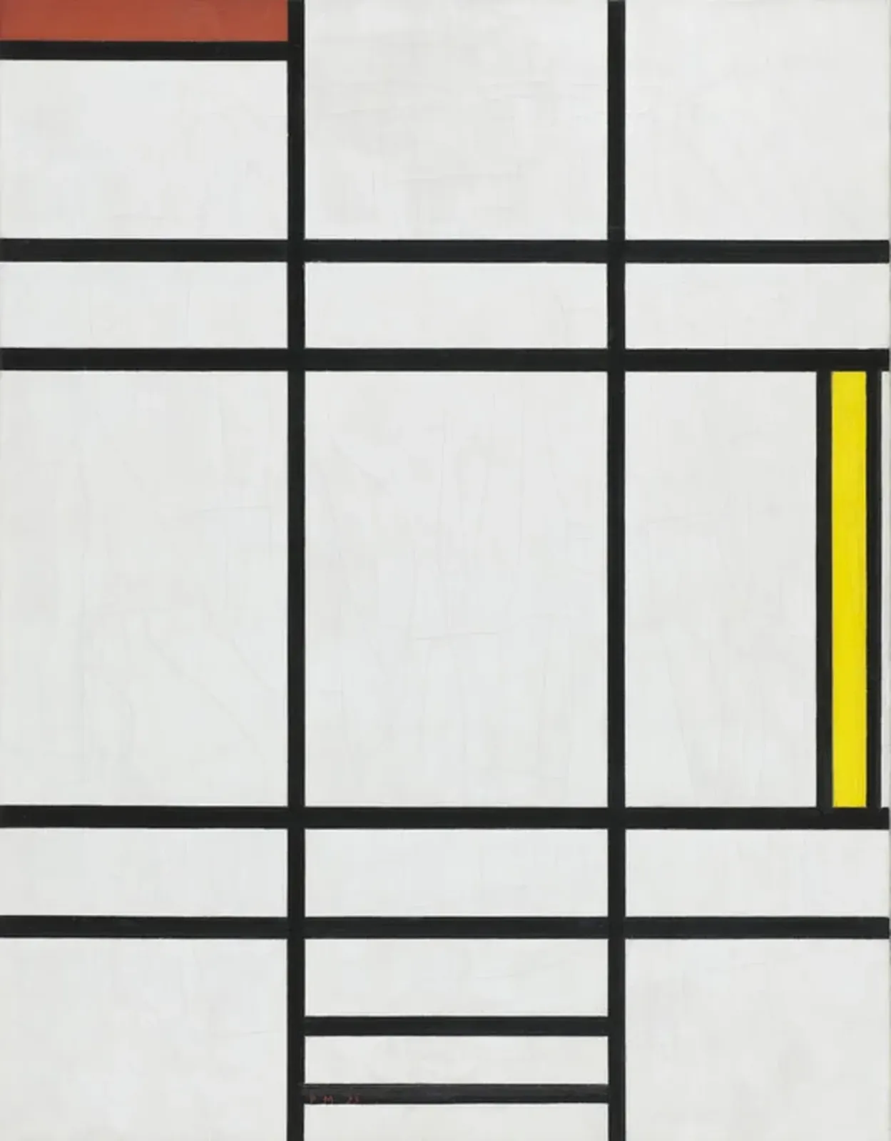 Composition in White, Red, and Yellow, Piet Mondrian