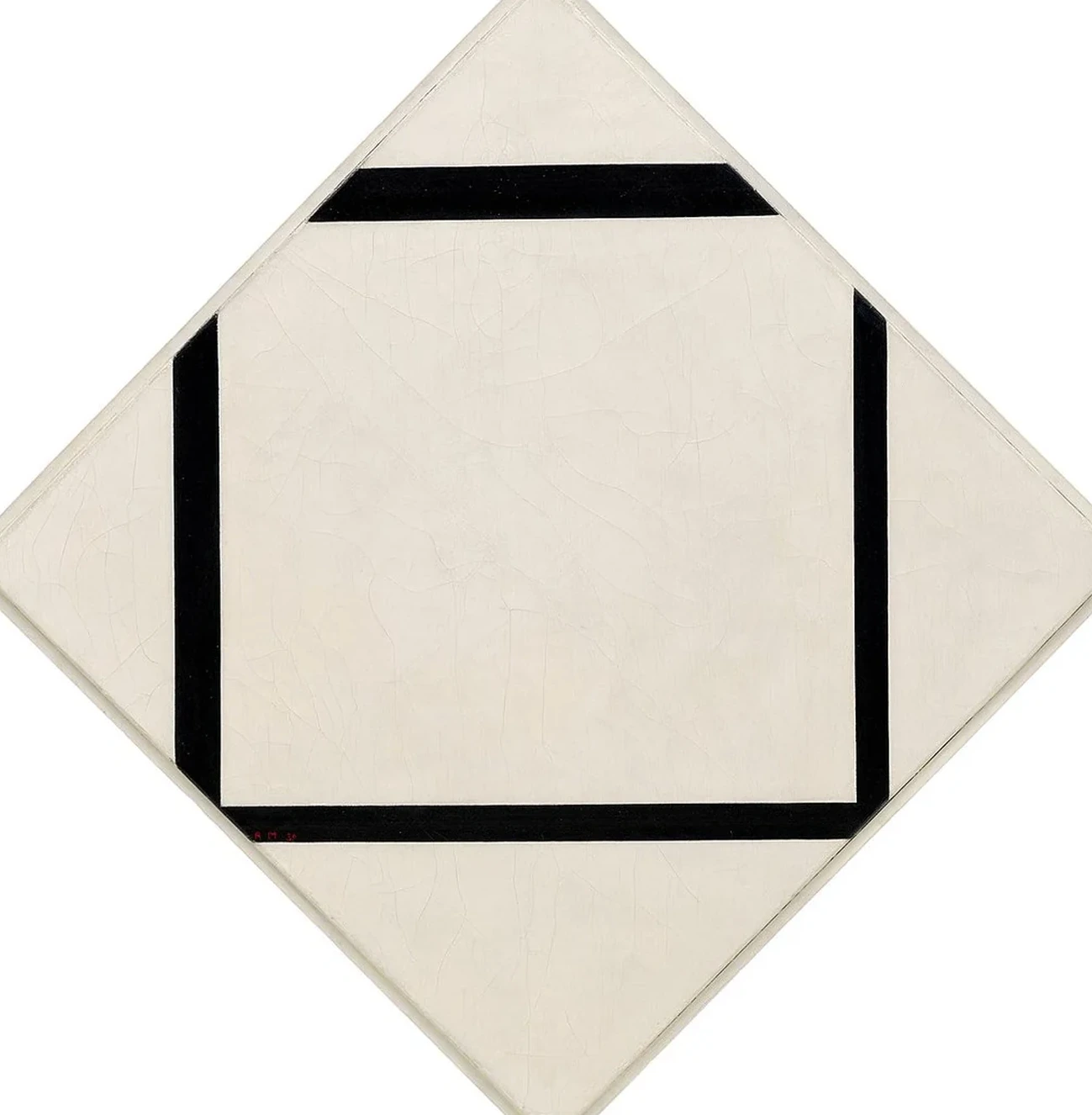 Composition No. 1: Lozenge with Four Lines, Piet Mondrian
