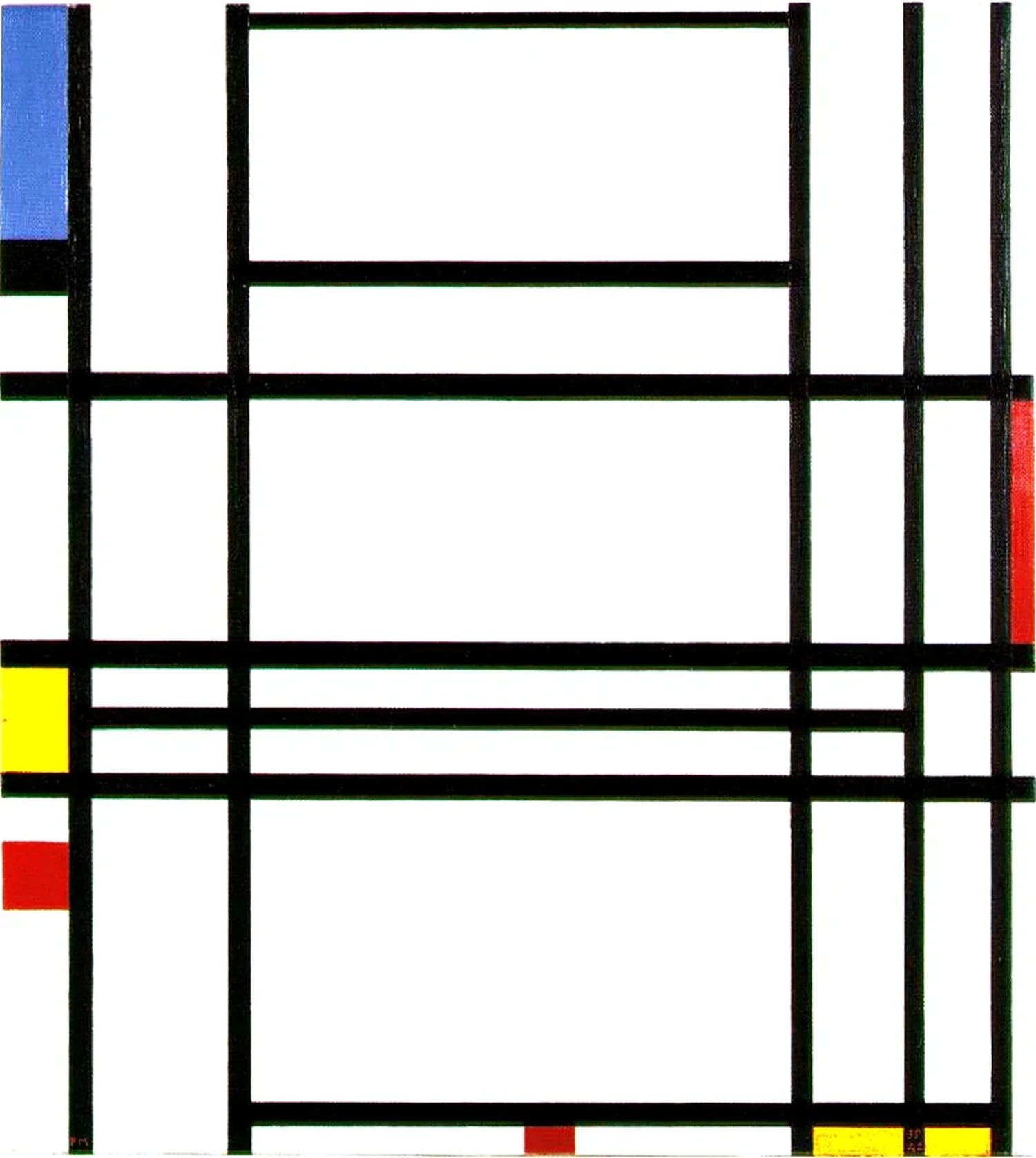 Composition No. 10, Piet Mondrian