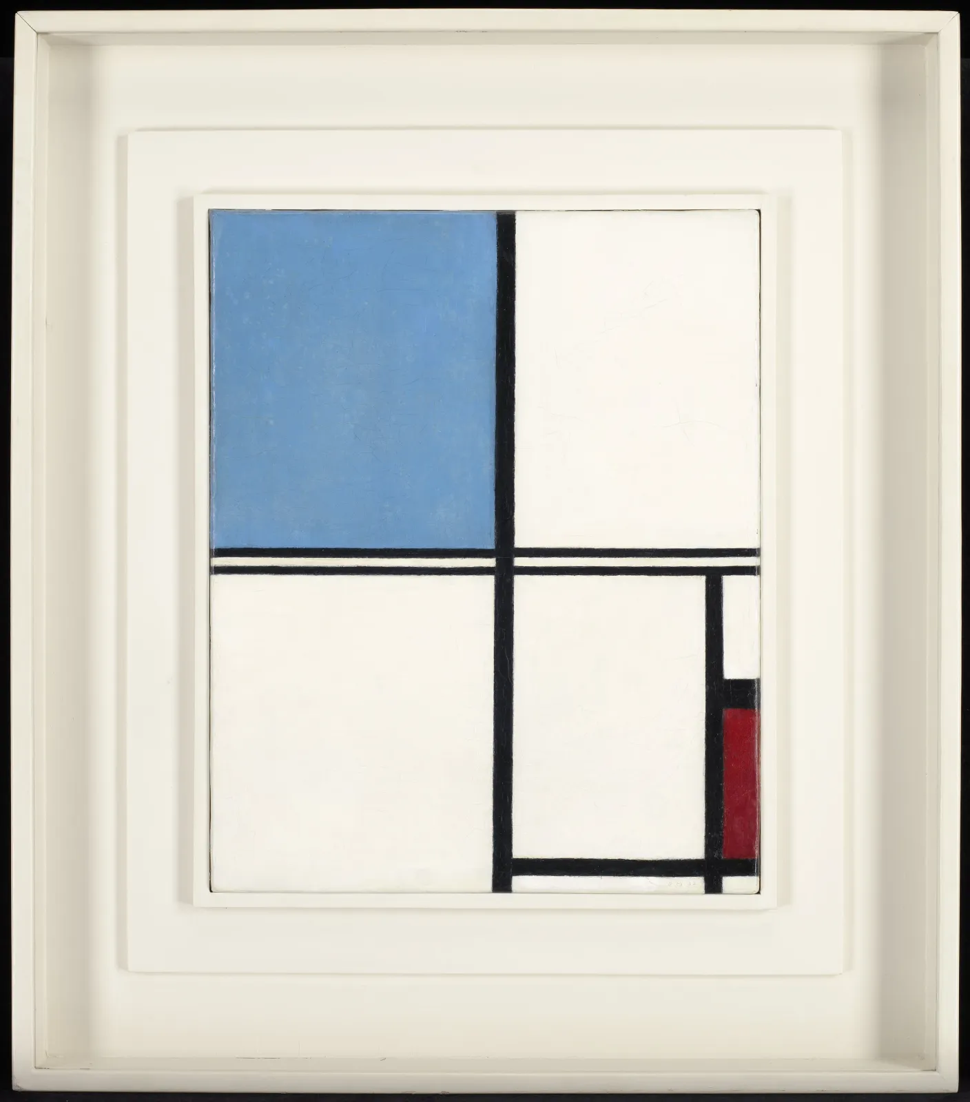 Composition with Blue and Red, Piet Mondrian