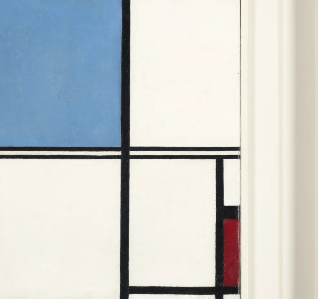 Composition with Blue and Red, Piet Mondrian