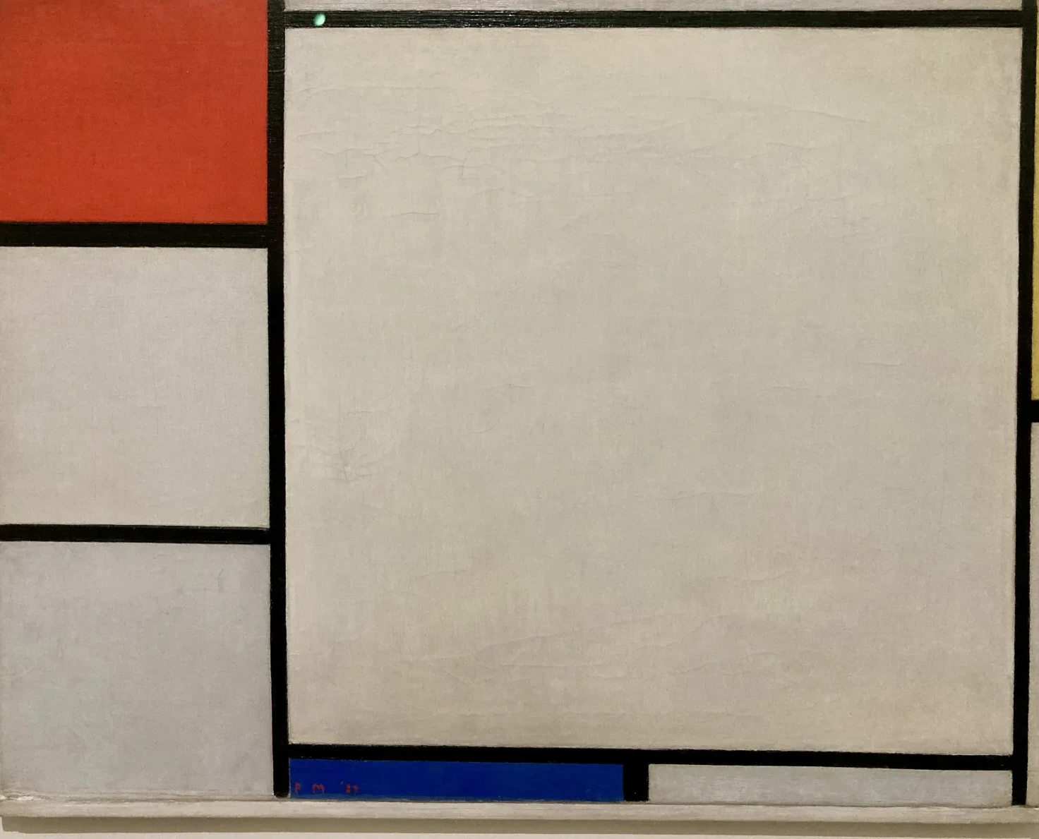 Composition with red, yellow, and blue, Piet Mondrian