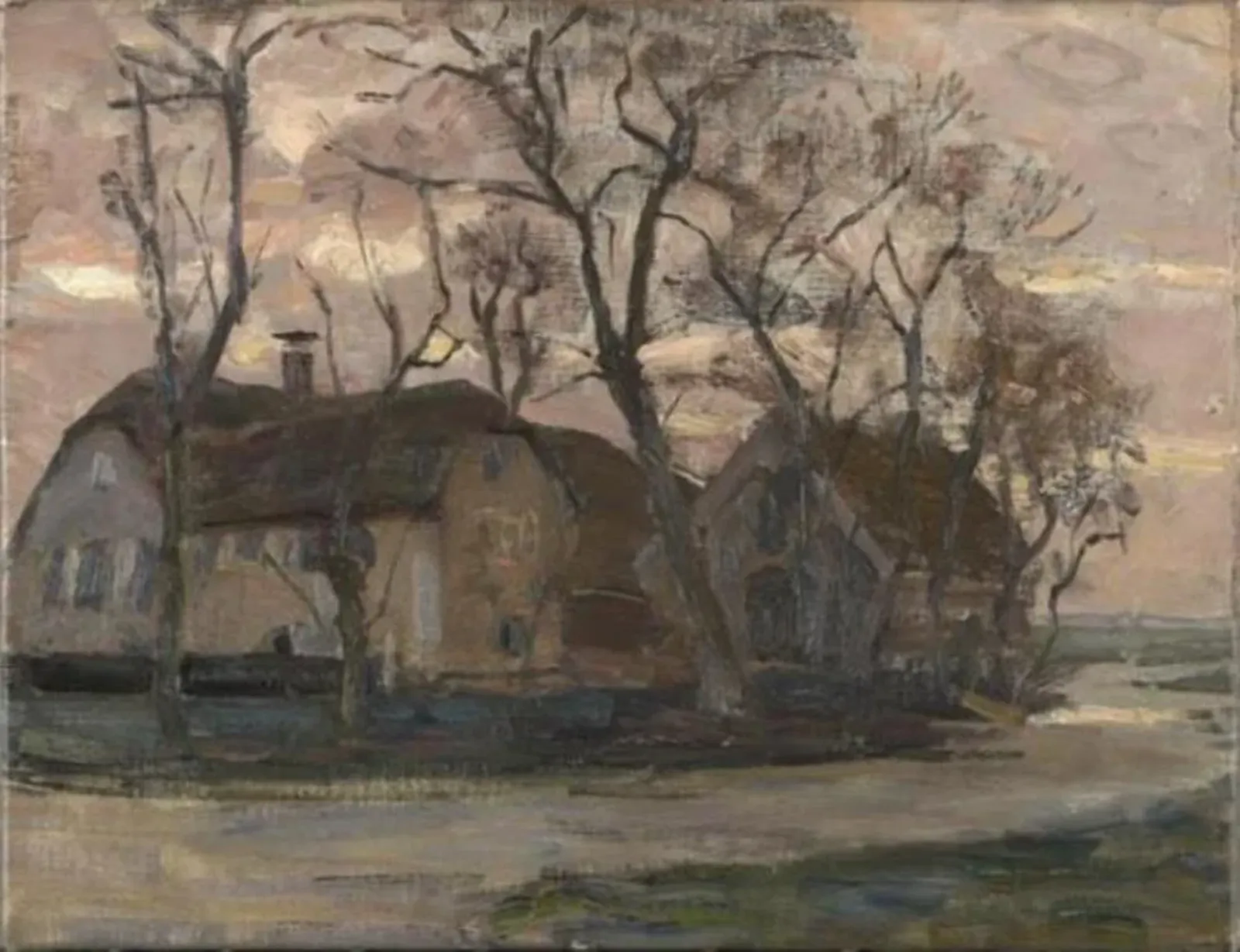 Farm at Duivendrecht, Piet Mondrian