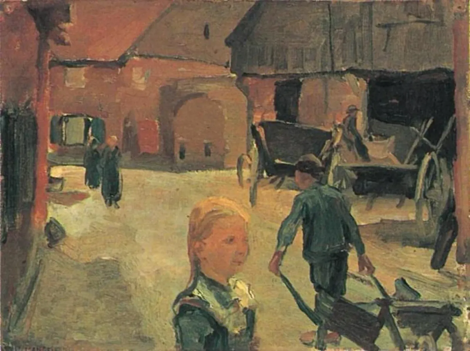 Farm buildings in Winterswijk, Piet Mondrian
