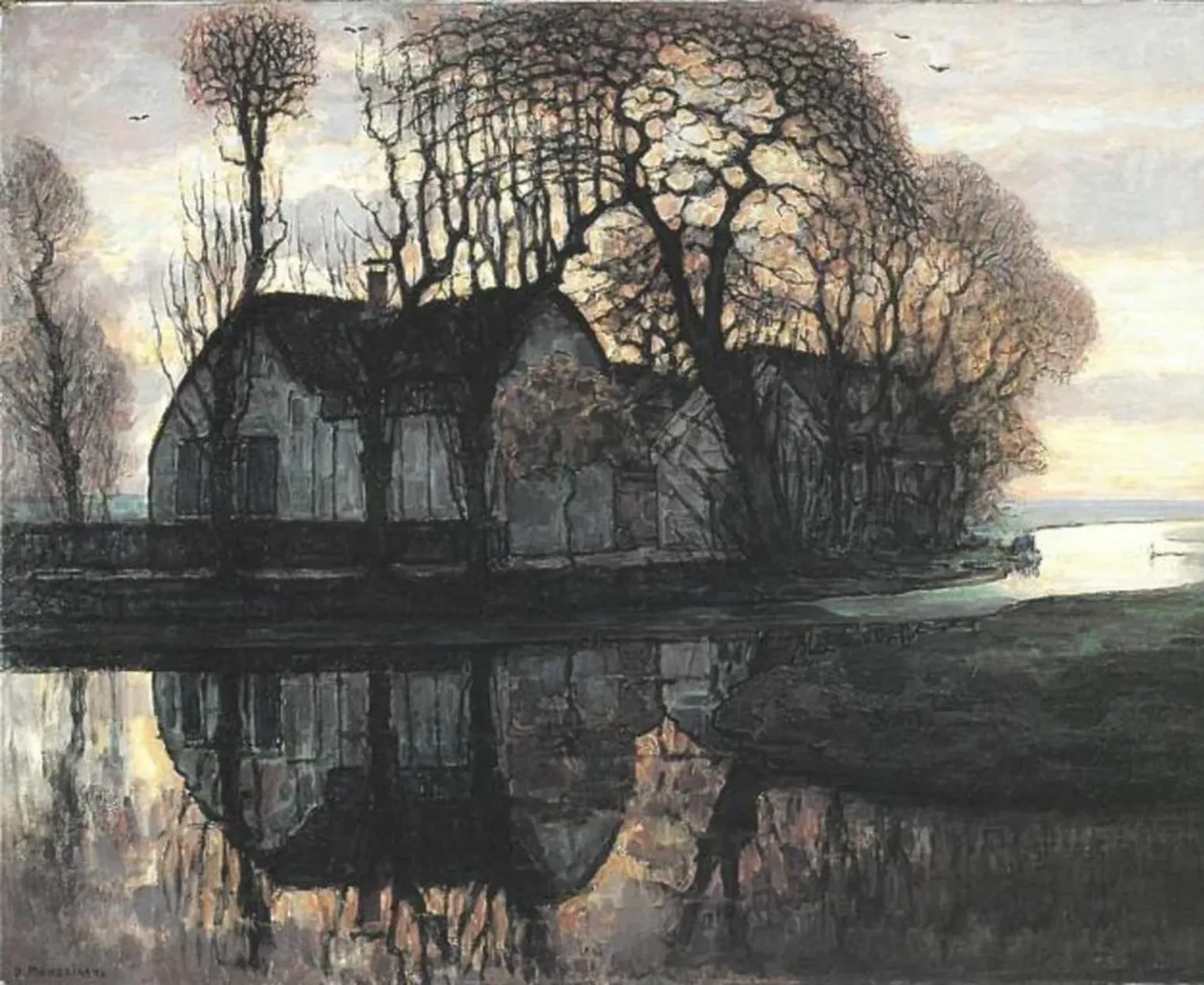 Farm near Duivendrecht, Piet Mondrian