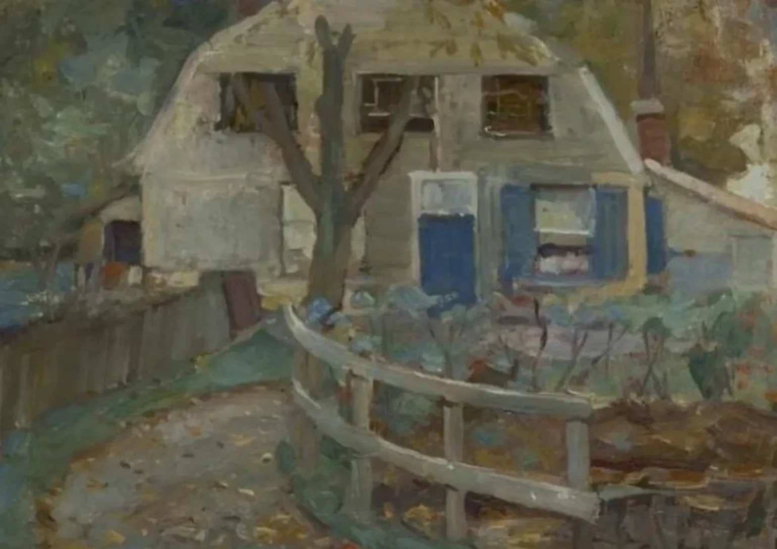 Farmhouse façade with curb roof, Piet Mondrian
