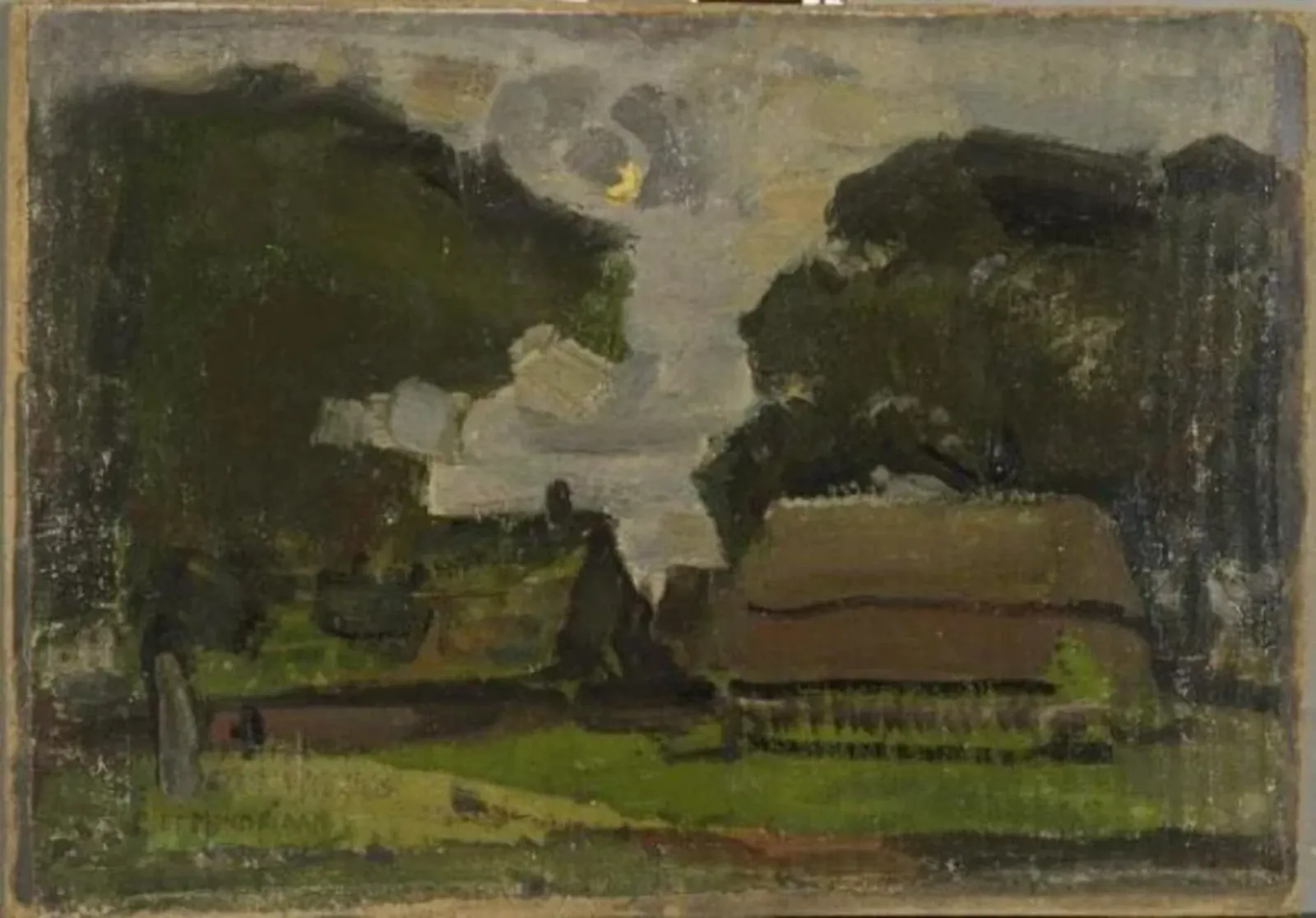 Farmstead under oak trees I, Piet Mondrian