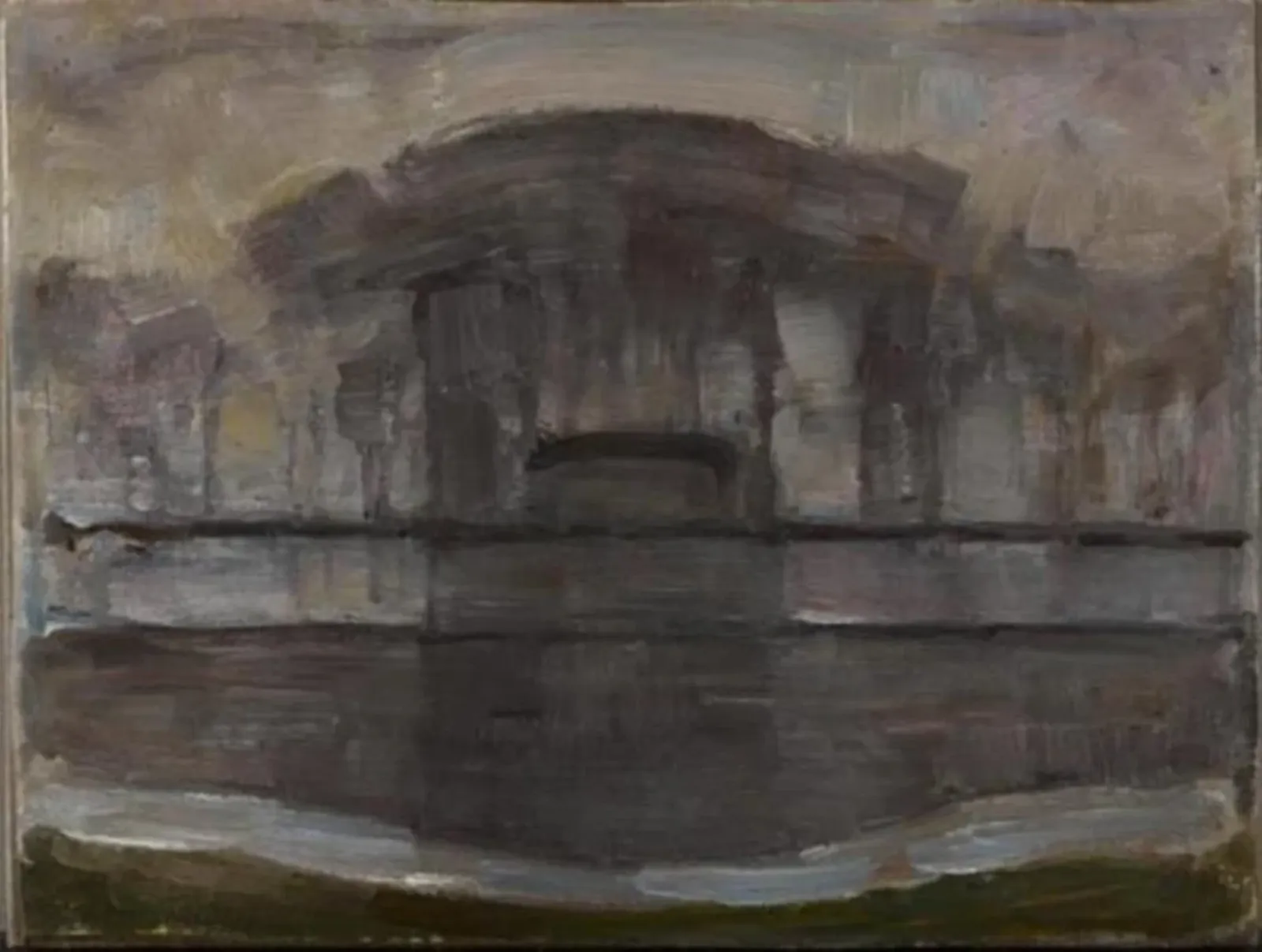 Geinrust farm in the mist, Piet Mondrian