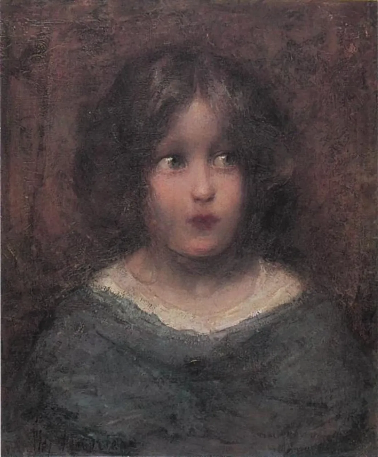 Girl looking to her left, Piet Mondrian