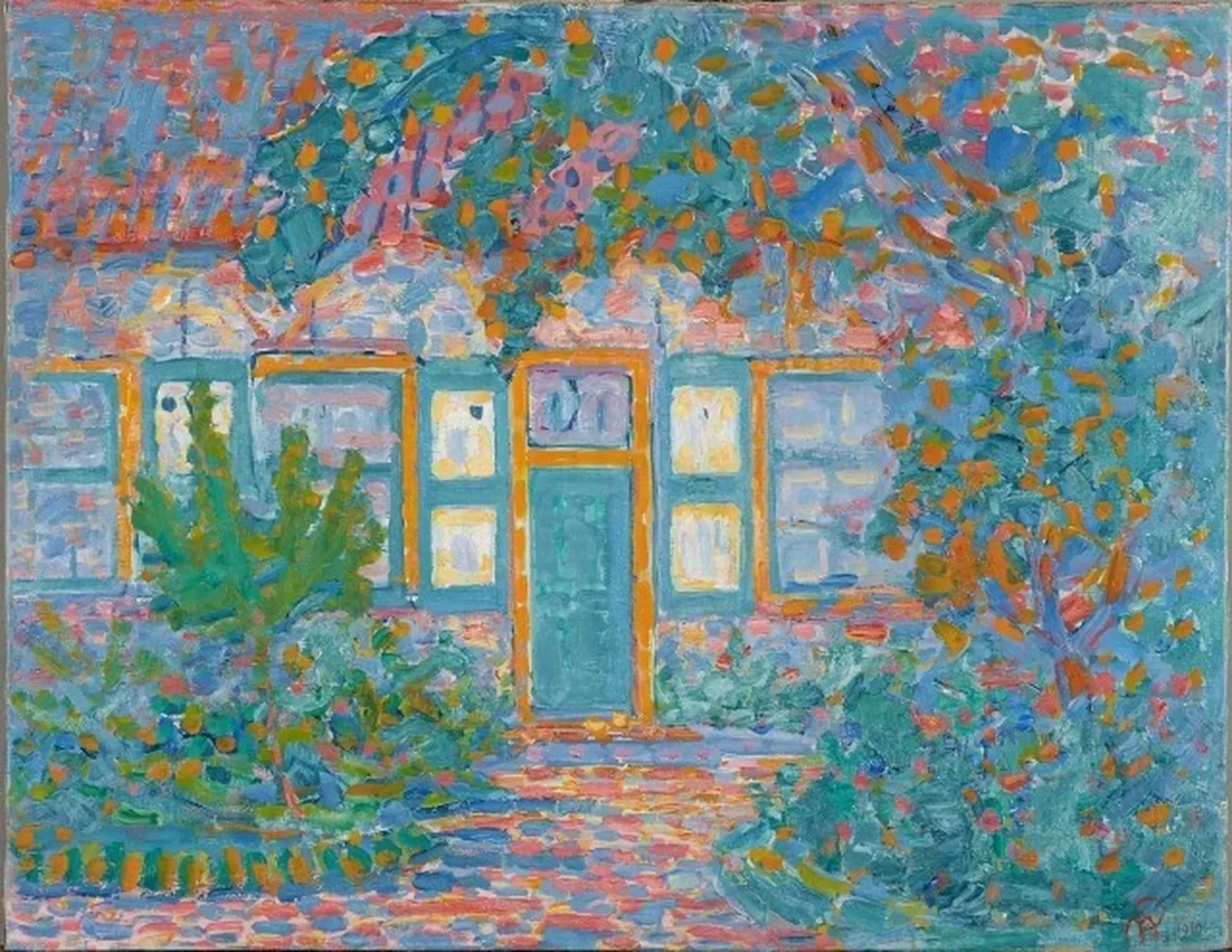 House in sunlight, Piet Mondrian