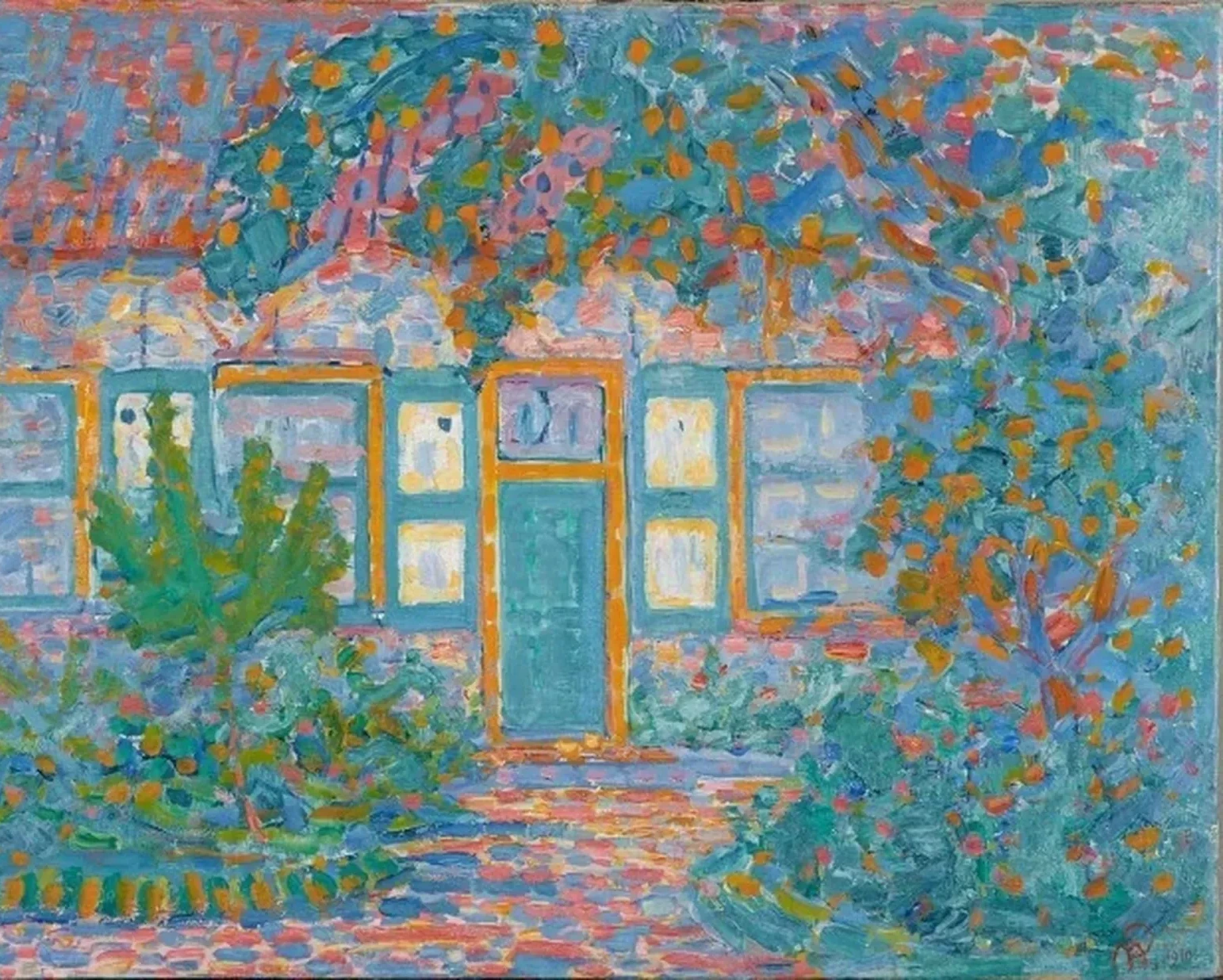 House in sunlight, Piet Mondrian