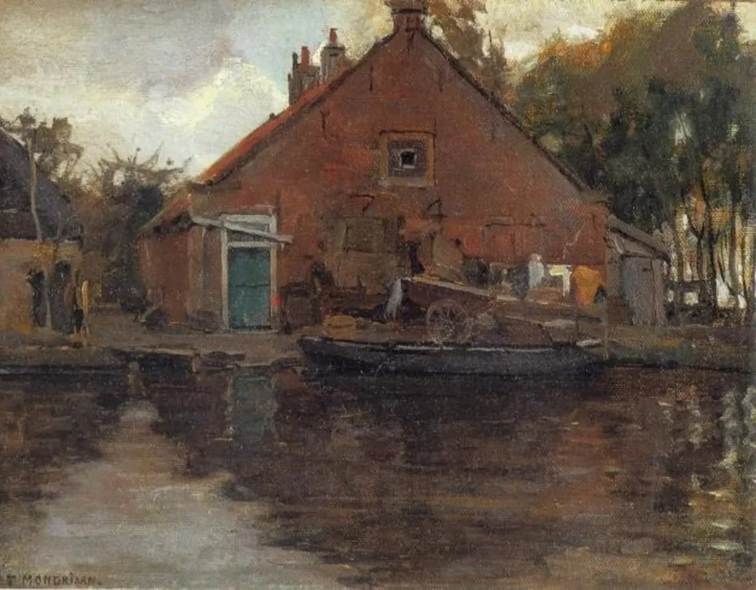 House on the Gein, 1741, Piet Mondrian