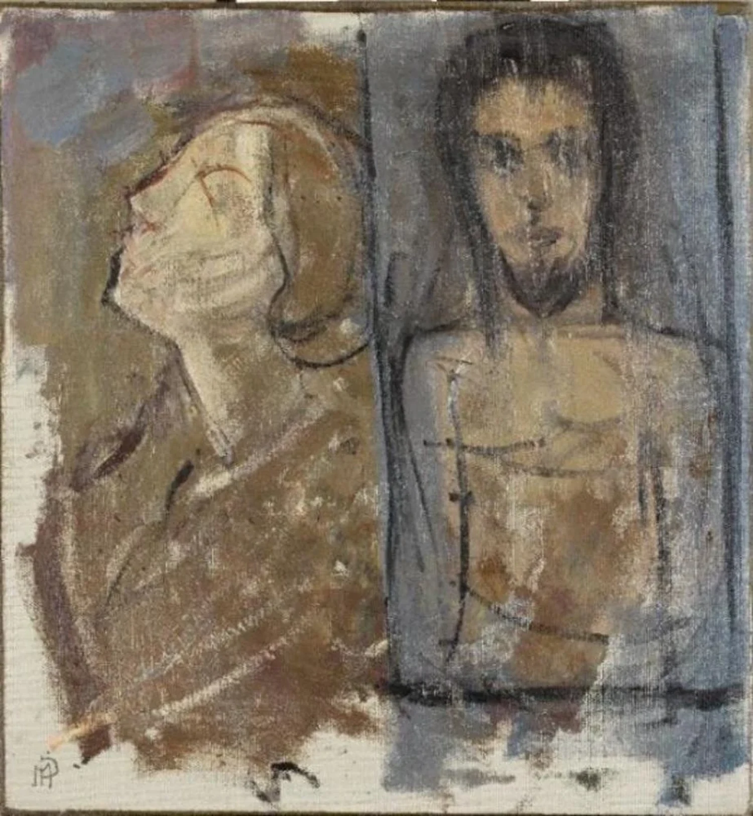 Images of torsos, Piet Mondrian