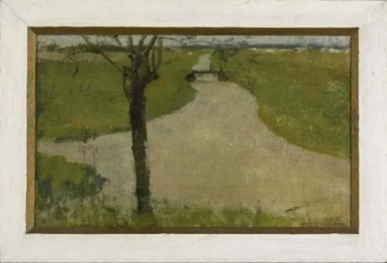 Irrigation ditch with young pollarded willow II, Piet Mondrian