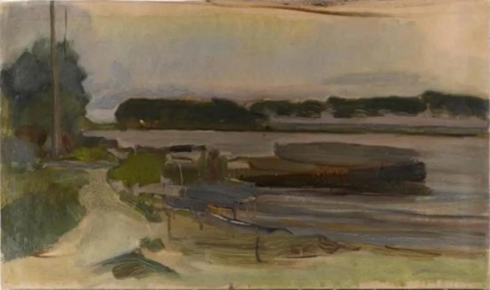 Le Amstel le soir, Piet Mondrian