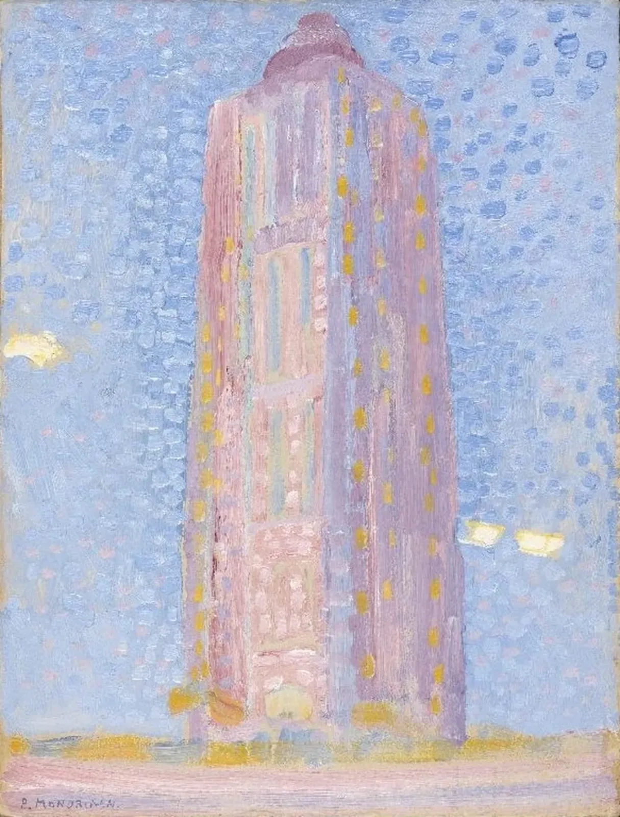 Lighthouse in Westkapelle, Piet Mondrian