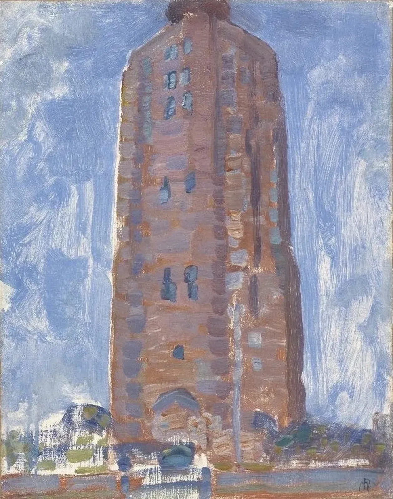 Lighthouse in Westkapelle, Piet Mondrian
