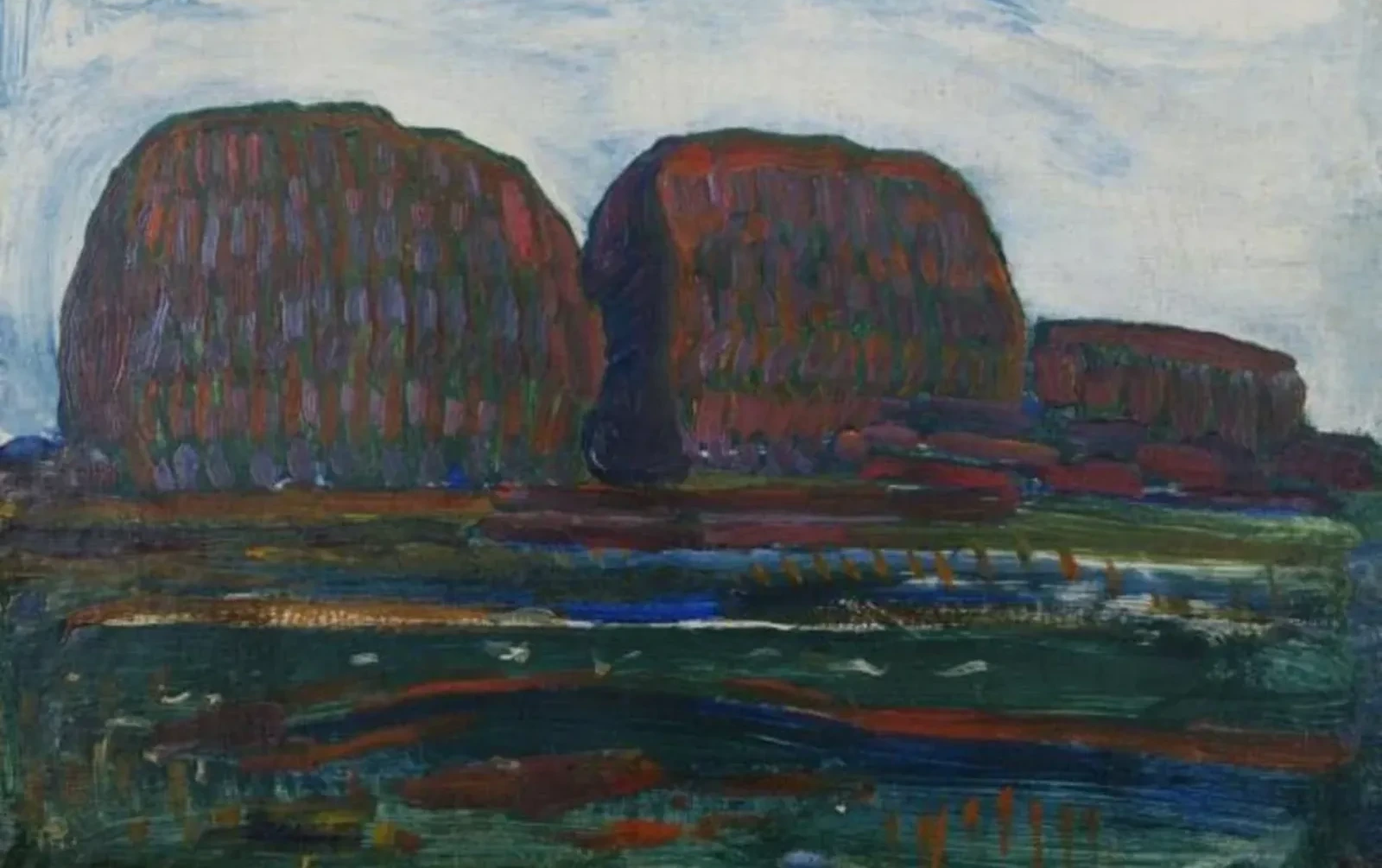 Meules de foin III, Piet Mondrian