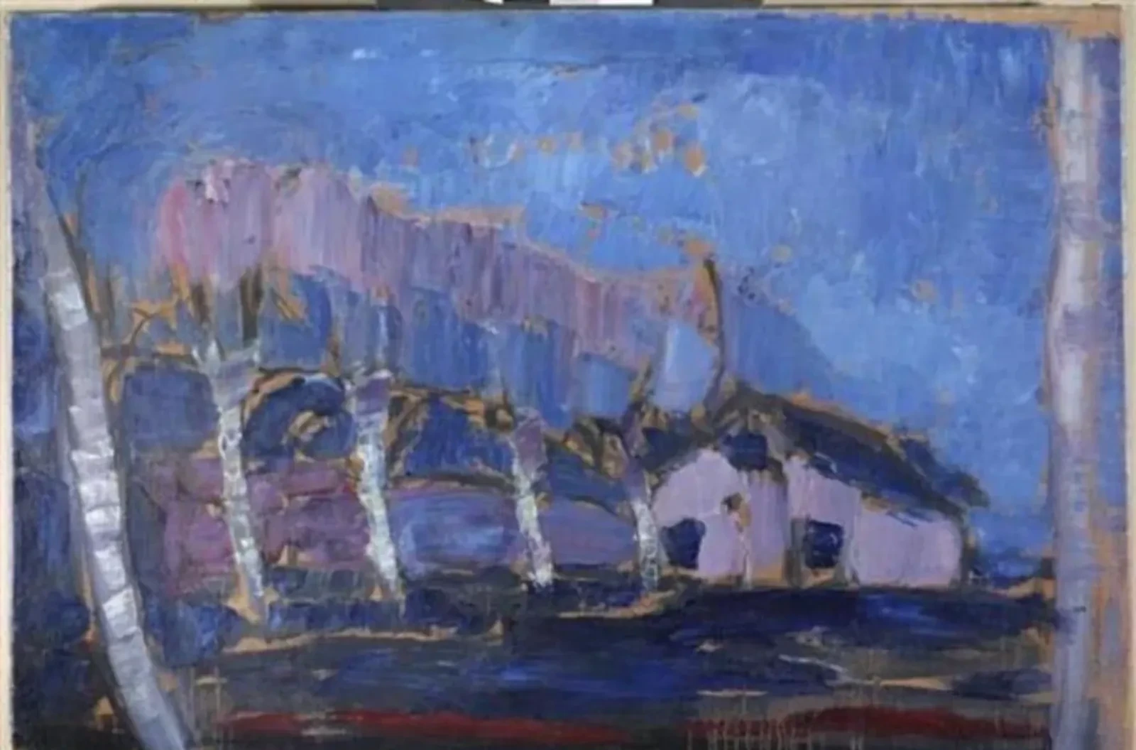 Night landscape II, Piet Mondrian