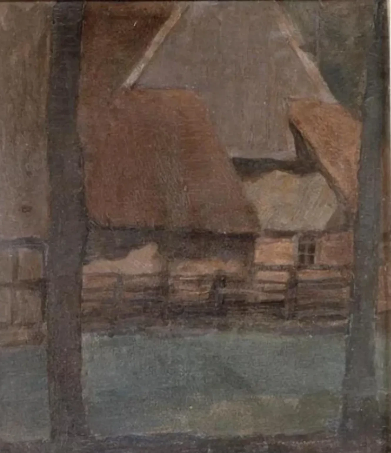 Pignon de ferme à Oehle, Piet Mondrian