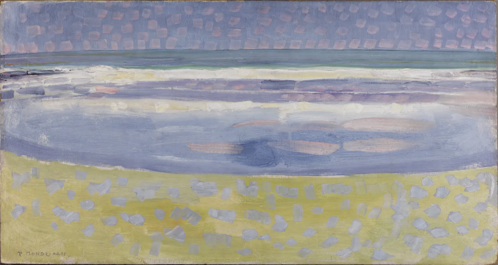 Sea after Sunset, Piet Mondrian