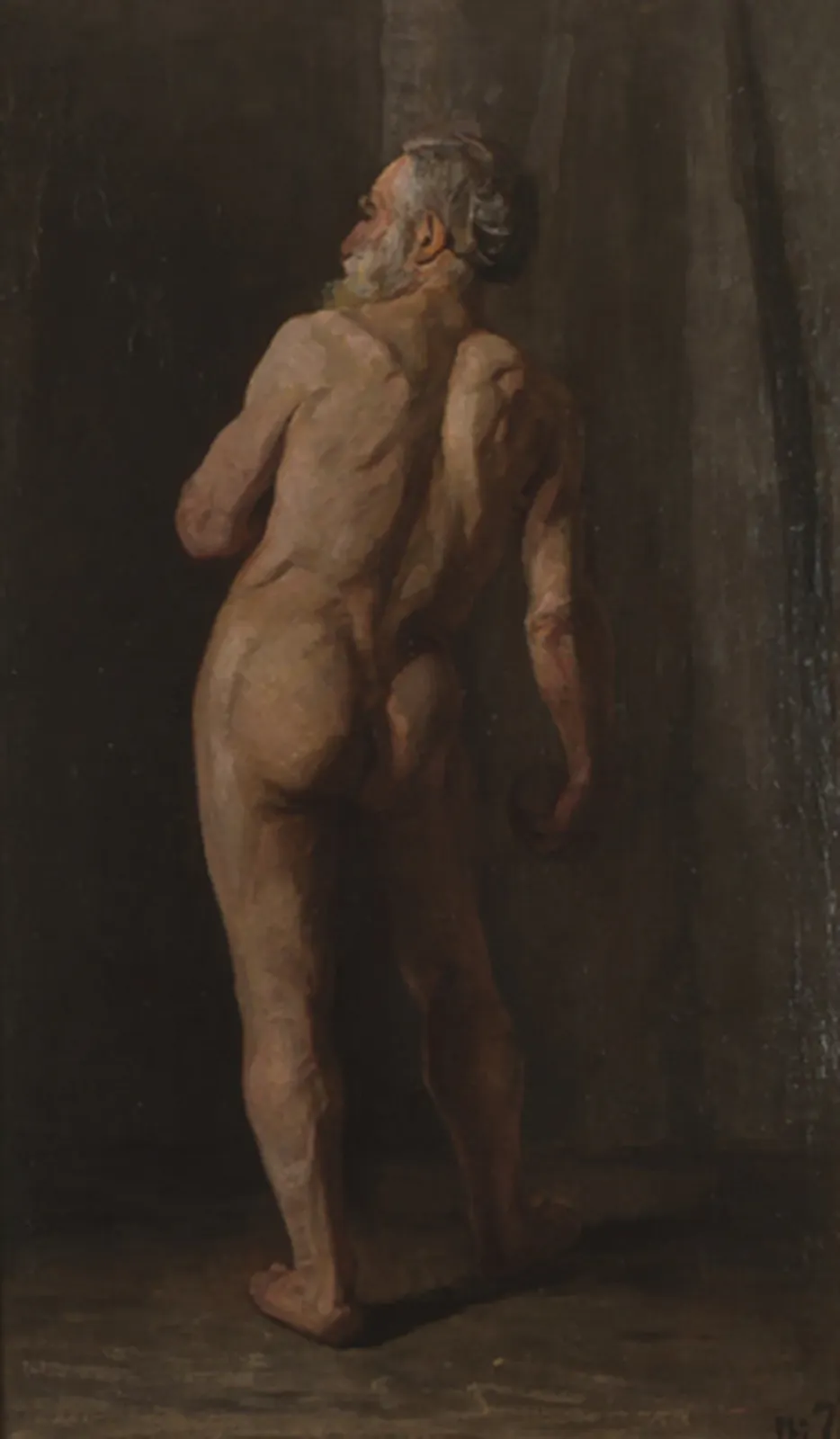 Standing male nude, Piet Mondrian