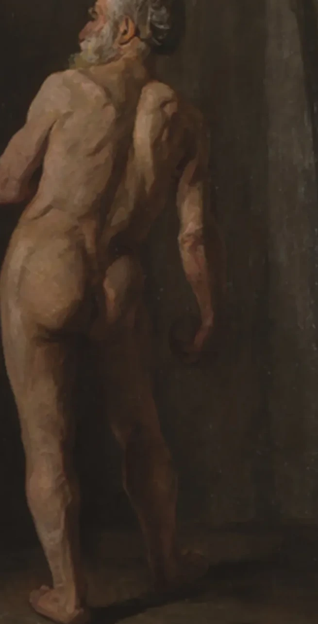 Standing male nude, Piet Mondrian