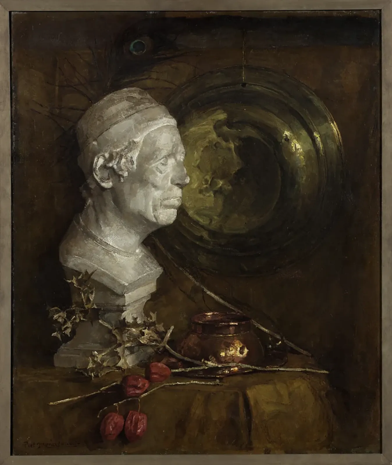 Still life with a plaster bust, Piet Mondrian