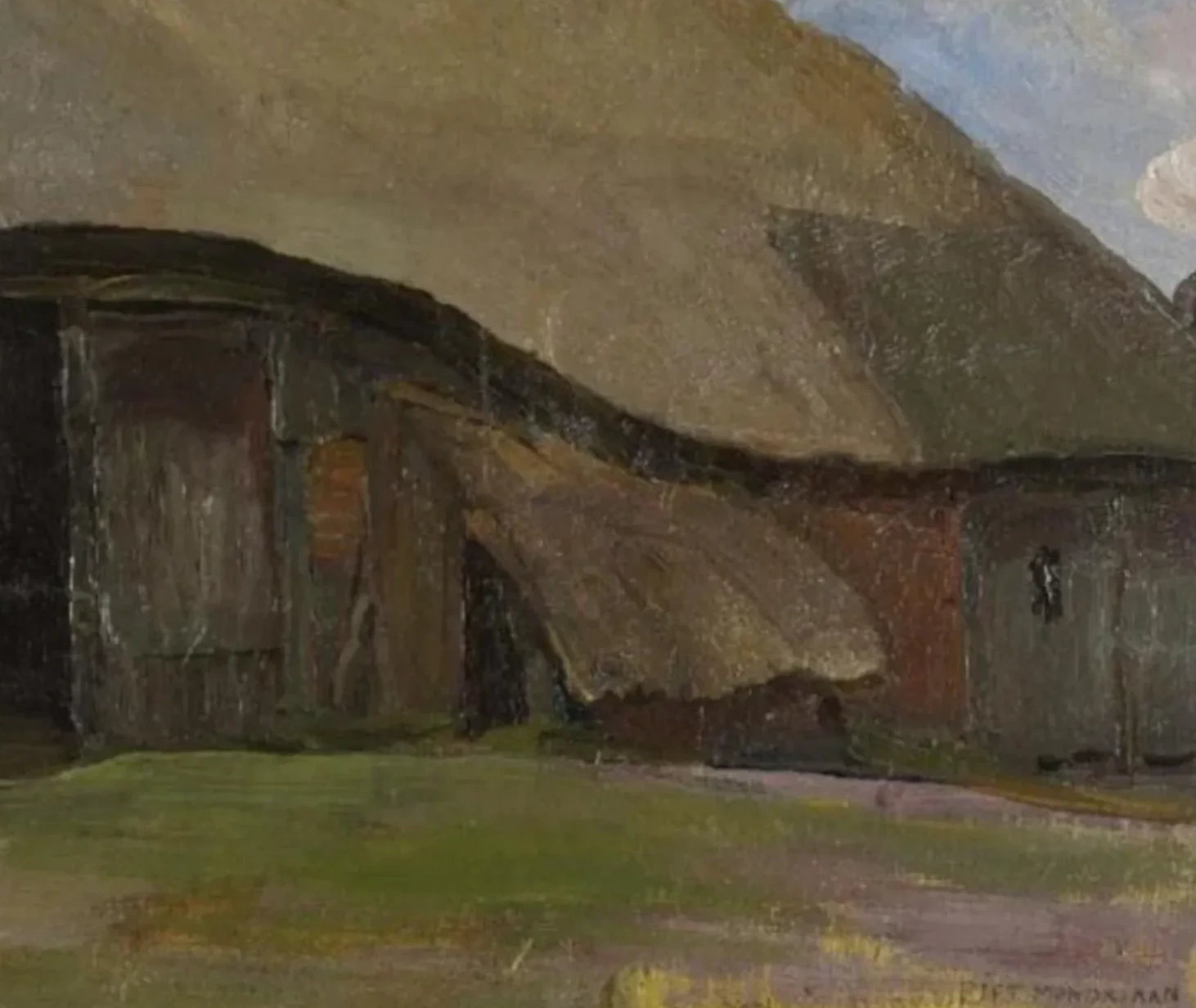 Truncated farm building in Brabant, Piet Mondrian