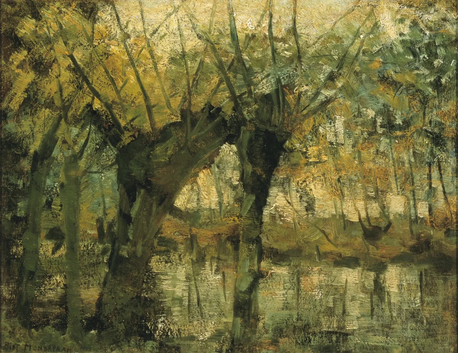 Willow Grove: Impression of Light and Shadow, Piet Mondrian