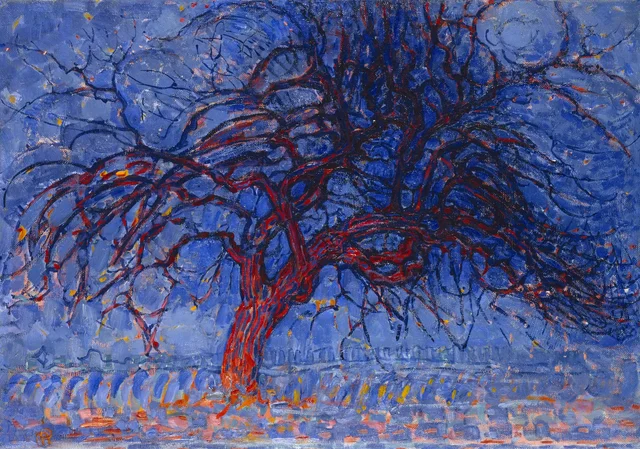 Árbol rojo, Piet Mondrian