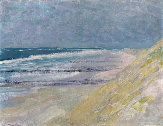 Beach with three or four piers at Domburg