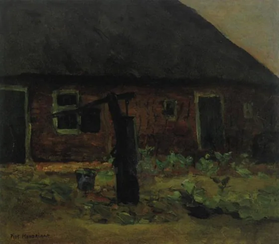 Brabant farm building with pump