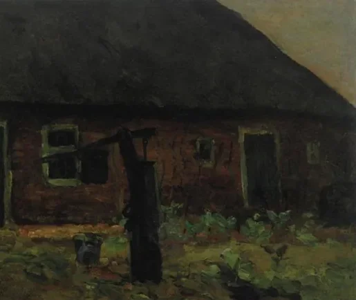 Brabant farm building with pump