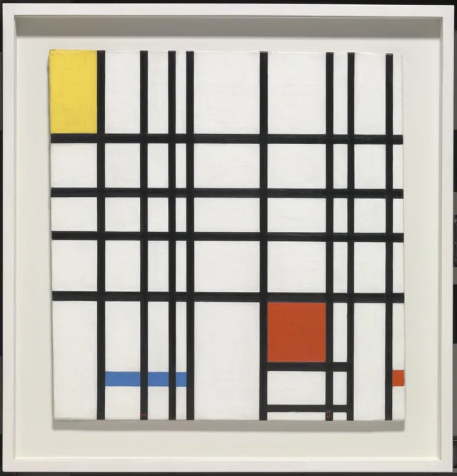Composição com amarelo, azul e vermelho, Piet Mondrian