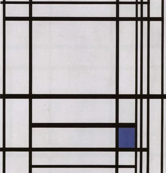 Composition de lignes et couleur: III