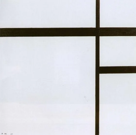 Composition en blanc et noir II