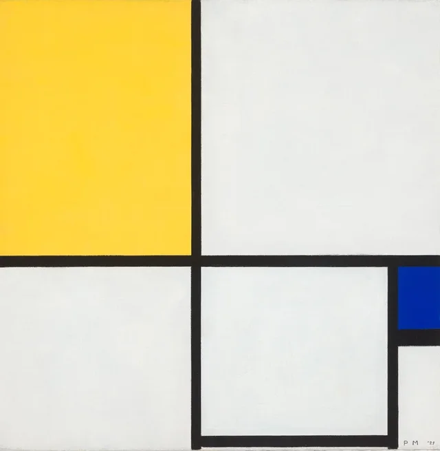 Composición n.º II, Piet Mondrian