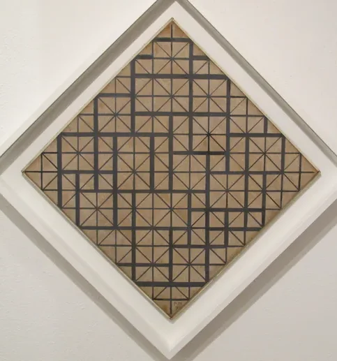 Composition with Grid 4 (Lozenge)