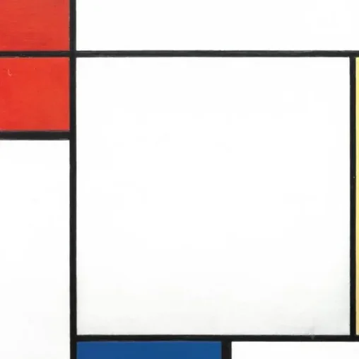 Composition with Red, Yellow, and Blue