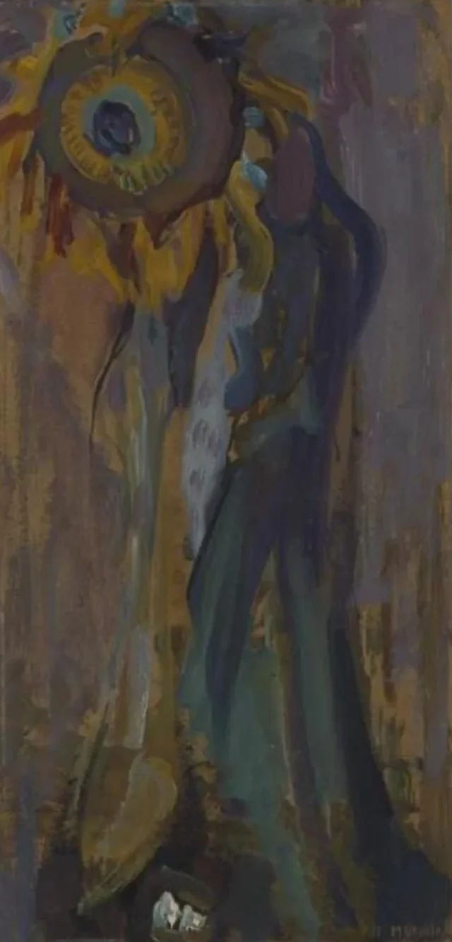 Girasol moribundo I, Piet Mondrian