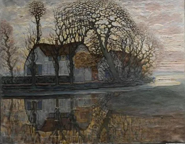 Granja cerca de Duivendrecht, Piet Mondrian
