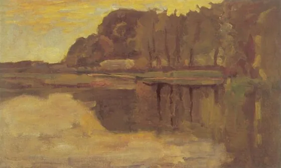 Isolated tree on the Gein: detail study